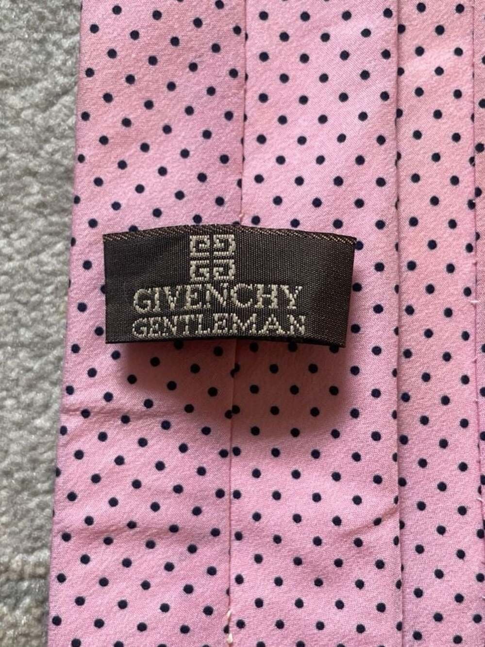 Givenchy Silk Polka Dot Patterned Tie - image 2